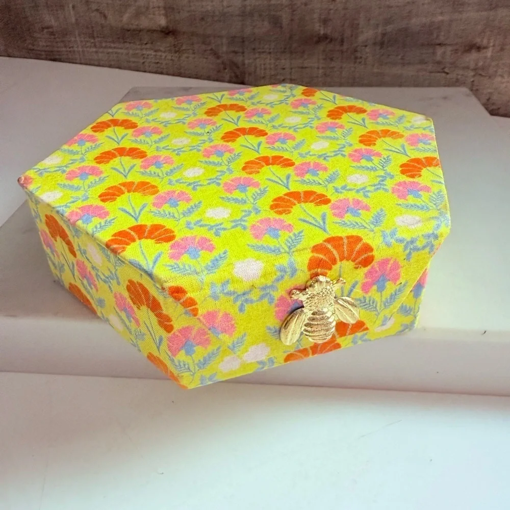 Anthropologie Annie Floral Jewelry Box